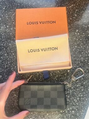 Authentic black monogram, Louis Vuitton pouch perfect condition!